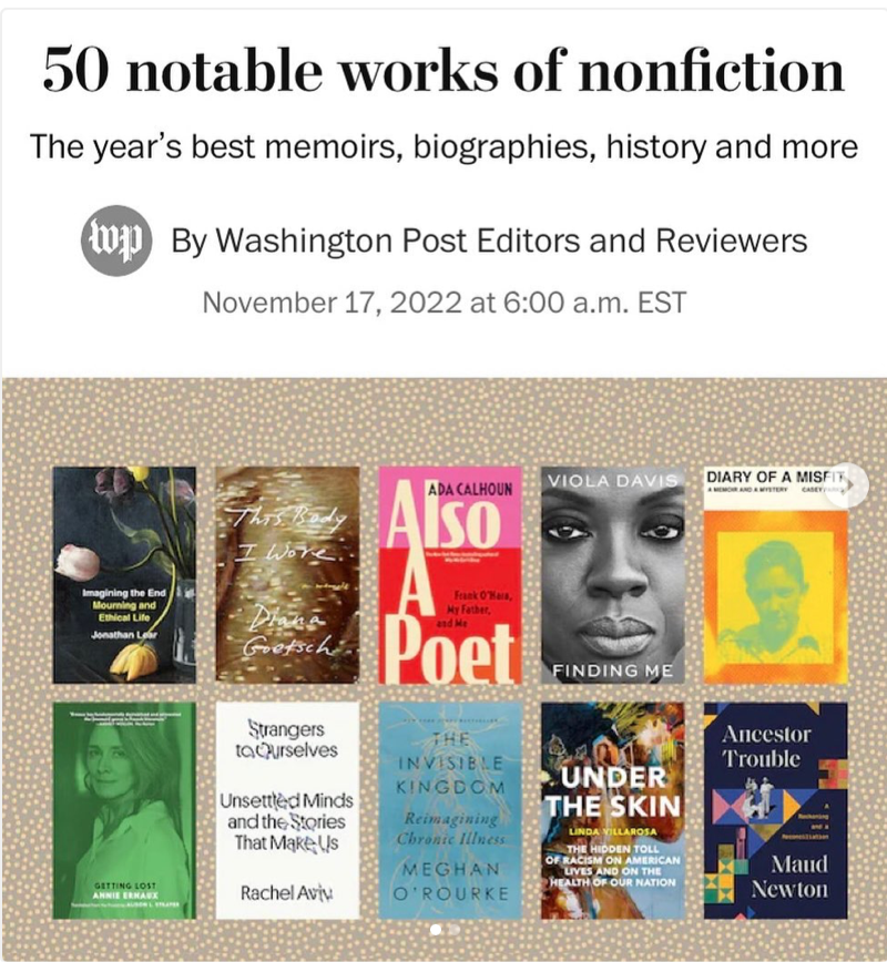 Washington Post 50 Best Nonfiction Books of 2022