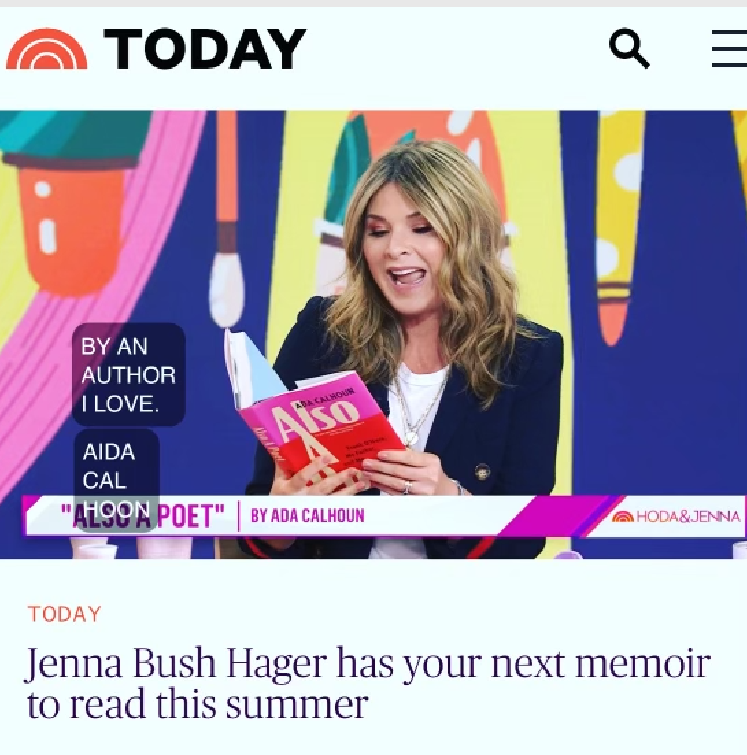 ALSO a POET featured on the TODAY Show!