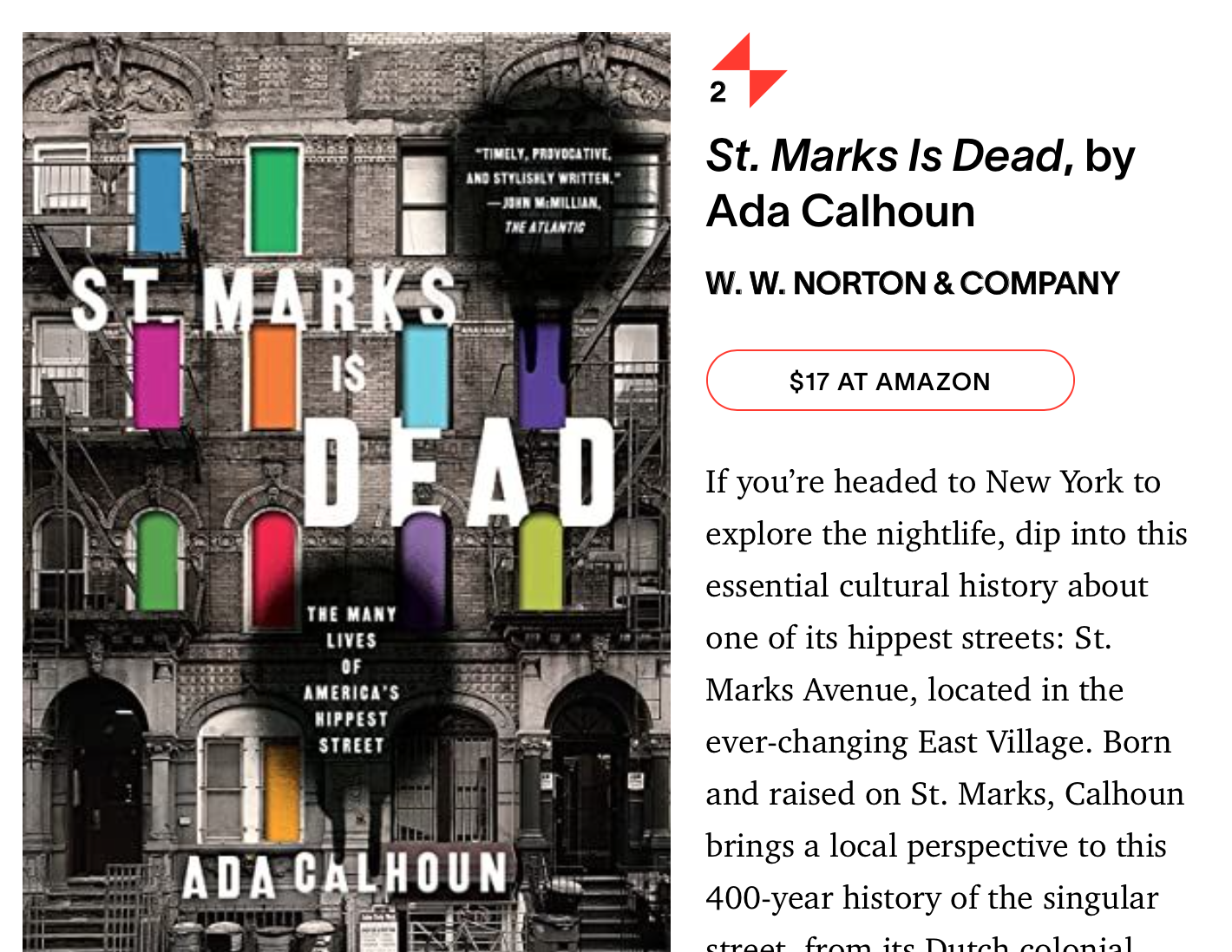 St. Marks is Dead: Esquire's Guide to What to Read in NYC