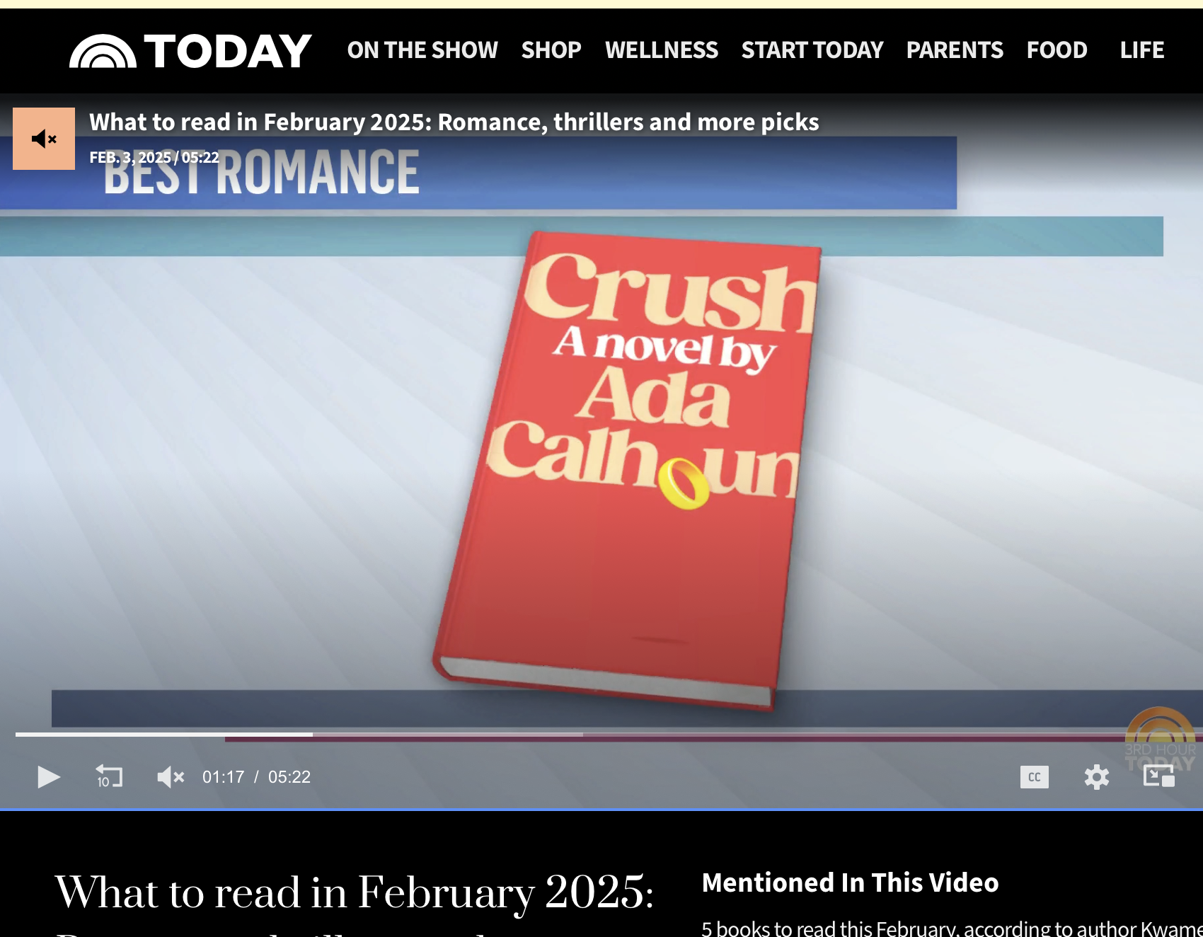 Crush is the Today Show's Best Romance!