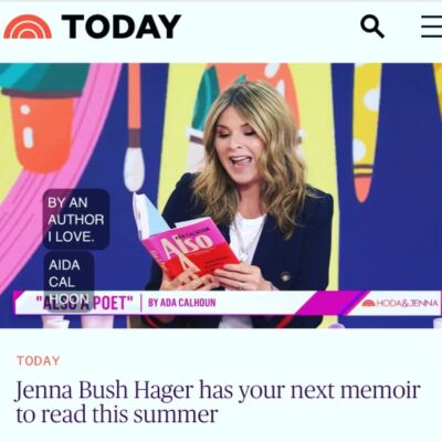 ALSO a POET featured on the TODAY Show!