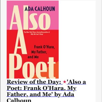 Also a Poet: Starred Publishers Weekly Review!