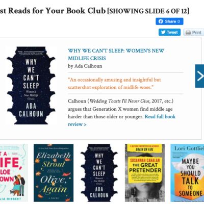 Kirkus Names Why We Can't Sleep One of the 12 Best Book Club Reads!