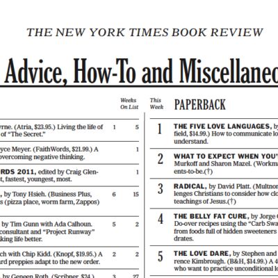 Week #2 on the NYT Bestseller List