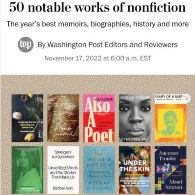 Washington Post 50 Best Nonfiction Books of 2022