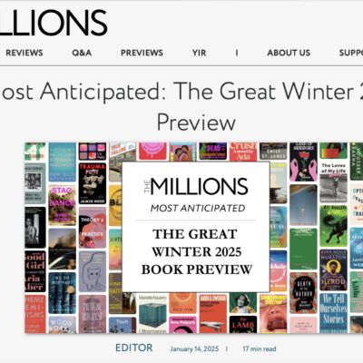 Crush on Even More Lists! Goodreads! The Millions!