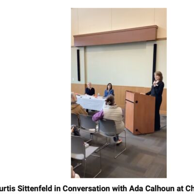 Library Event with Curtis Sittenfeld