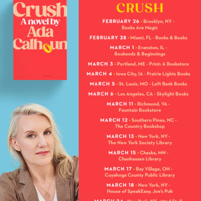 Crush: A Novel on Tour!